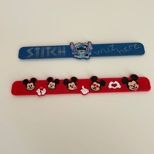 Disney snap bracelets